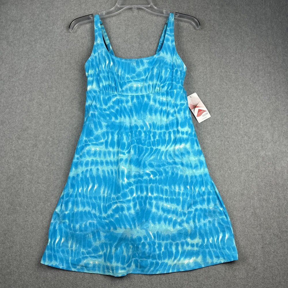 NWT Lands' End Chlorine Resistant Scoop Neck Tugless One‎ Piece Swimsuit 6 READ